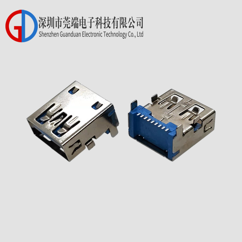 AF3.0后两脚端子SMT直边