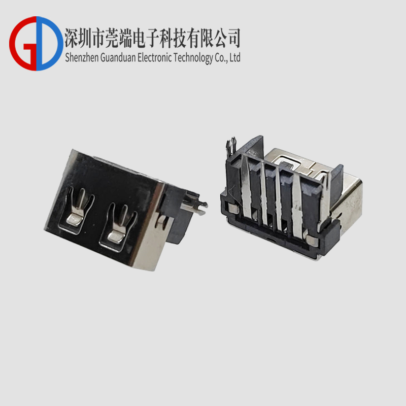 AF短体10.0后脚直边插板LCP灰胶铁壳9.8正向 大电流
