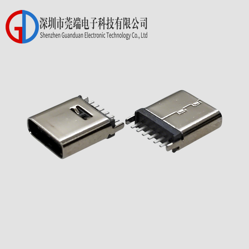 TYPE C母座6P立插9.3H