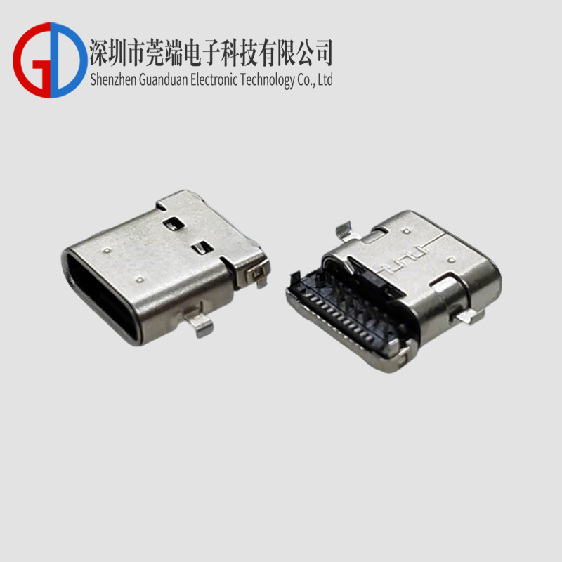 TYPE C母座24P沉板SMT+DIP