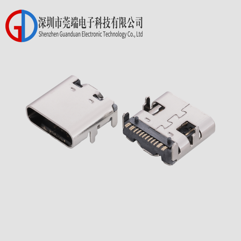 TYPE C母座16P板上8.35