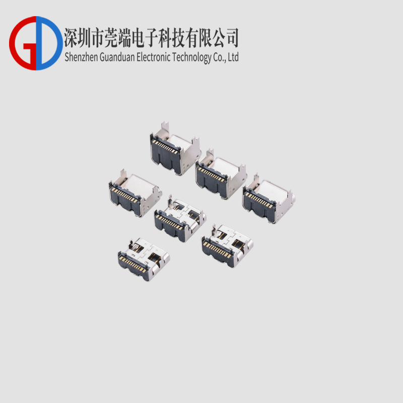 TYPE C母座16P垫高 0.5-1.0-1.6-1.9-2-2.5-4.58-5.9