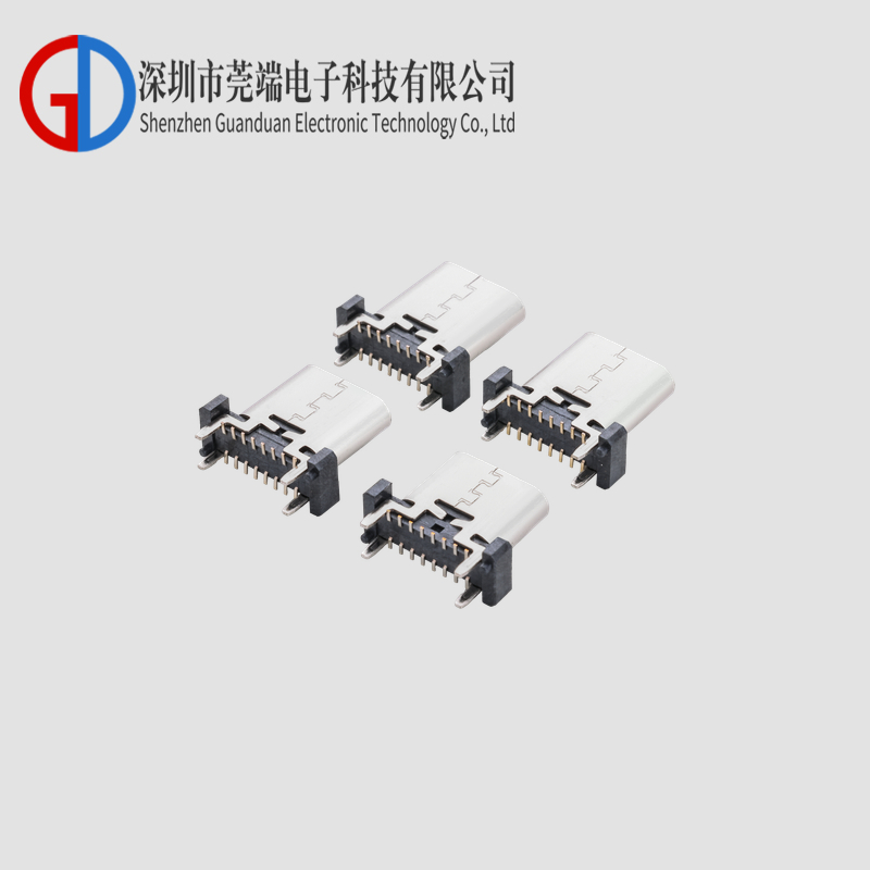 TYPE C母座16P立贴8.8-10-10.5-11